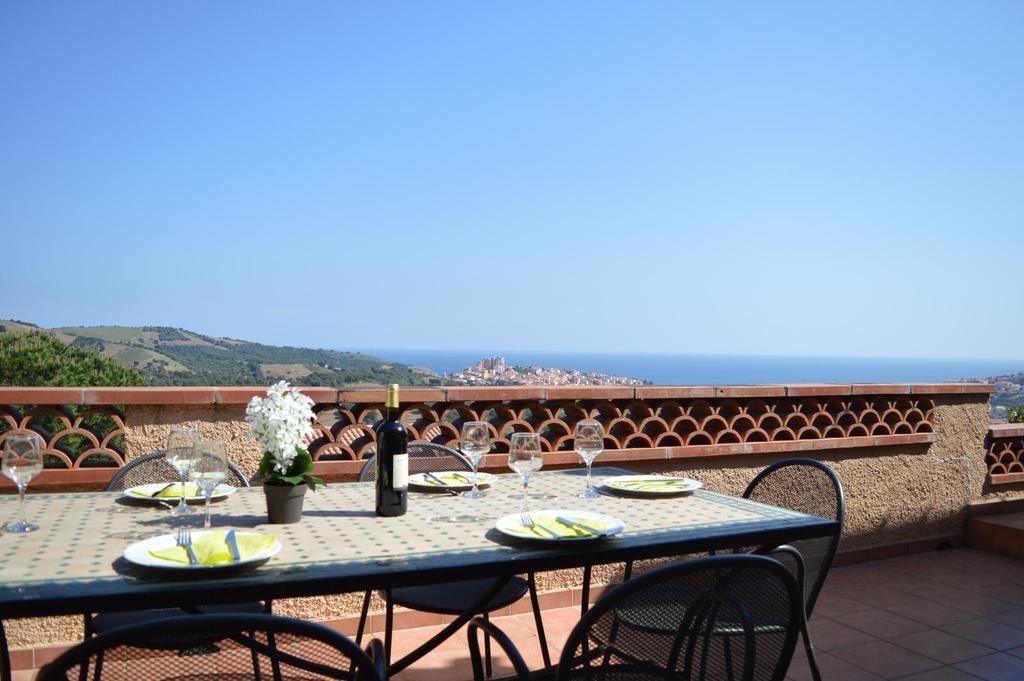 Villa Superbe Vue Sur Mer Et Sur La Montagne Jardin Terrasses Banyuls-sur-Mer Dış mekan fotoğraf